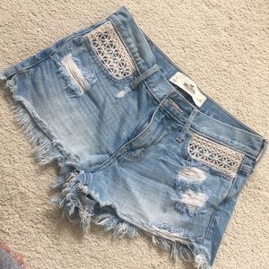Crochet High Waisted Hollister Short
